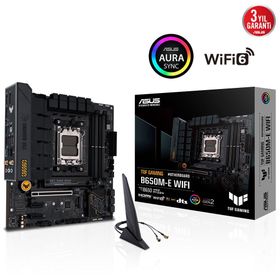 Asus TUF Gaming B650M-E WIFI 4xDDR5 2x M.2 HDMI DP Type-C Wi-Fi 6 Bluetooth v5.2 AM5 Soket Gaming Anakart