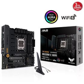 Asus TUF Gaming B650M-E WIFI 4xDDR5 2x M.2 HDMI DP Type-C Wi-Fi 6 Bluetooth v5.2 AM5 Soket Gaming Anakart