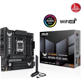 Asus TUF Gaming B850M-PLUS 8000 MHz DDR5 Soket AM5 M.2 HDMI DP mATX Anakart