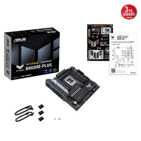 Asus TUF Gaming B860M-PLUS 4xDDR5 3xM.2 HDMI DP Intel Core Ultra CPU Seri 2 LGA1851 Soket Gaming Anakart