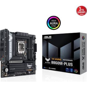 Asus TUF Gaming B860M-PLUS 4xDDR5 3xM.2 HDMI DP Intel Core Ultra CPU Seri 2 LGA1851 Soket Gaming Anakart