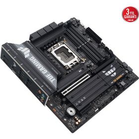 Asus TUF Gaming B860M Plus Intel 1851P DDR5 8800 HDMI DP 3xM2 USB3.2 MATX Aura RGB 2.5 Gbit LAN Ready for AI Anakart