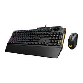 ASUS TUF GAMING COMBO K1 / M3 AURA SYNC RGB OYUNCU TÜRKÇE KLAVYE MOUSE SET BİLEK DESTEĞİ VE TUF GAMING M3 MOUSE