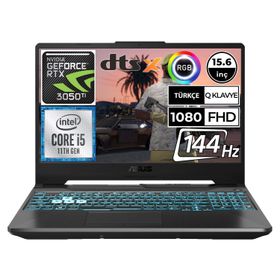 Asus TUF Gaming FX506HE-HN011 Intel Core i5 11400H 8GB 512GB SSD RTX 3050Ti Freedos 15.6 Dizüstü Bilgisayar