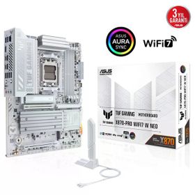 Asus TUF Gaming X870-PRO WIFI7 W Neo AMD AM5 DDR5 ATX Anakart