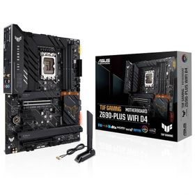 Asus Tuf Gaming Z690-PLUS WIFI D4 Intel Soket 1700 DDR4 5333 OC MHz ATX Gaming Anakart