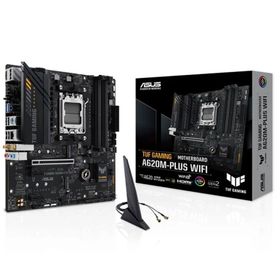 Asus Tug Gaming A620M-PLUS WIFI AMD A620 AM5 DDR5 6400MHz AX WiFi -BT AURA RGB mATX Anakart