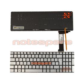 Asus Vivobook N552VW-FY147T N552VW-FY171T Notebook Işıklı TR Gri Uyumlu Klavye