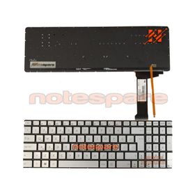 Asus Vivobook N552VX-FJ408T N552VX-FW131T Notebook Işıklı TR Gri Uyumlu Klavye