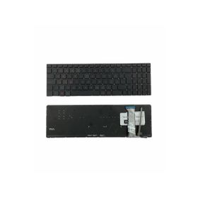 Asus VivoBook N752VX-GC128T N752VX-GC212T Işıklı Siyah Uyumlu Notebook Klavye