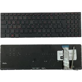 Asus VivoBook N752VX-GC128T N752VX-GC212T Işıklı Siyah Uyumlu Notebook Klavye