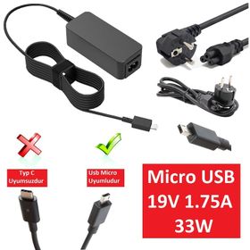 Asus VivoBook X206HA Uyumlu Adaptör