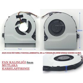 Asus X550J-X550Jd-X550Jf-X550Jk-X550Jx Laptop Fan