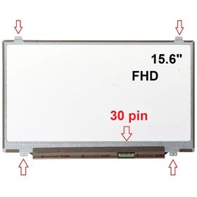 Asus X556 Uyumlu 15.6 Slim 30 Pin Laptop Ekranı