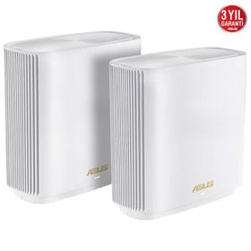 Asus ZenWifi XT8-2P AX6600 G-AiMesh AiProtection Pro Bulut Kablosuz Mesh Sistemi Beyaz 2'li Access Point Router