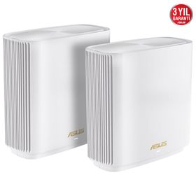 Asus ZenWifi XT8 AX6600 WiFi 6 Tri-Band Aiprotection Pro AiMesh Beyaz 2'li Kablosuz Mesh Access Point Router