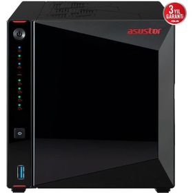 Asustor AS5404T Nimbustor 4 Gen 2 4 Yuvalı 2x22 TB 88 TB NAS Depolama Ünitesi