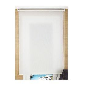 Asy Home Ekru Mat Kalın Etek Dilimli 200x200 cm Stor Perde