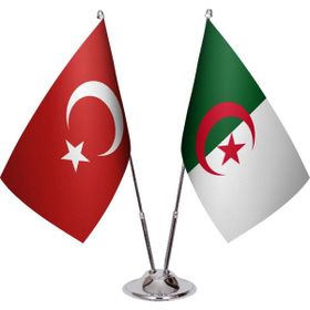 Asya Bayrak İkili Cezayir Bayrağı