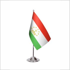 Asya Bayrak Tacikistan Tekli Masa Bayrağı