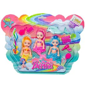 Asya Oyuncak 10451-5017 Kartela 3lü Deniz Kızı