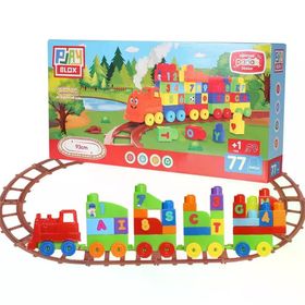 Asya Oyuncak 2397 Playblox 77 Parça Tren Seti