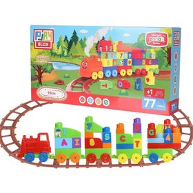 Asya Oyuncak 2397 Playblox 77 Parça Tren Seti