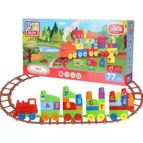 Asya Oyuncak 2397 Playblox 77 Parça Tren Seti