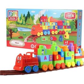 Asya Oyuncak 2397 Playblox 77 Parça Tren Seti