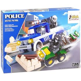 Asya Oyuncak Ant Bricks 194 Parça Polis Seti