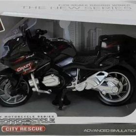 Asya Oyuncak C5809-8080A-5 Sesli Işıklı Sürtmeli Motosiklet
