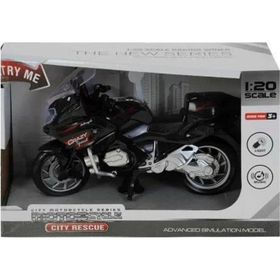 Asya Oyuncak C5809-8080A-5 Sesli Işıklı Sürtmeli Motosiklet