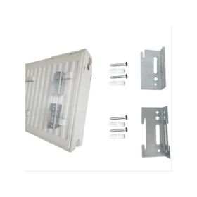 Asya Panel Radyatör Askı Konsol Takımı 4 Lü 1 Takım Metalik Gri 9,5 8-5