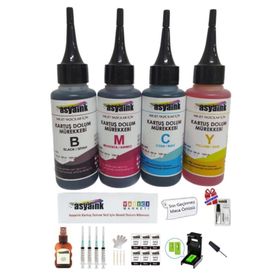 Asyaink Canon PG-545 MG2550 2450 Uyumlu Siyah Kartuş Dolum Seti