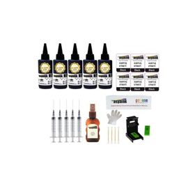 Asyaink Canon PG-545 Uyumlu Siyah 5x100 ml Kartuş Dolum Seti
