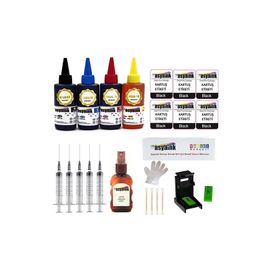 Asyaink HP 21-HP 22 Uyumlu 4x100ML Kartuş Dolum Seti