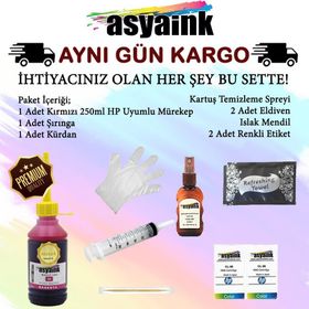 Asyaink HP 301 Kartuş Uyumlu Siyah Dolum Seti