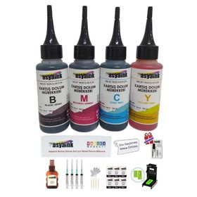 Asyaink HP 302-302XL Uyumlu 4x100ML Kartuş Dolum Seti