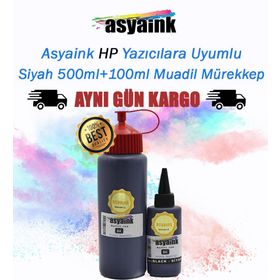 Asyaink HP 704 Siyah HP 2060 Uyumlu Kartuş Dolum Seti