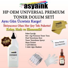 Asyaink HP CB450A / CB366A / CB368A M5025 / 5035 1 kg Muadil Toner Tozu