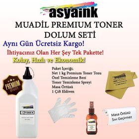Asyaink HP CB450A / CB366A / CB368A M5025 / 5035 1 kg Muadil Toner Tozu