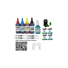 Asyaink HP DeskJet 2180 Yazıcı Siyah HP 21 Kartuş Dolum Seti