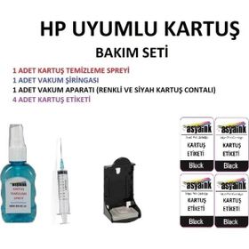 Asyaink HP Kartuş Vakum Aparatı ve Bakım Seti