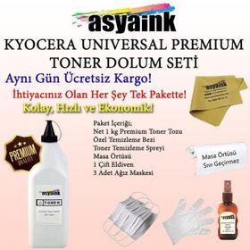 Asyaink Kyocera TK 1125 / 1110 1 kg Muadil Toner Tozu