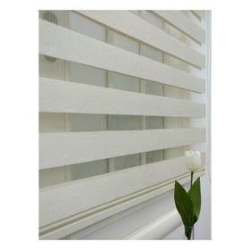 AsyHome Ekru Bambu Zebra 160x260 cm Stor Perde