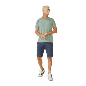 AT.P.CO 5003039504 Koyu Mavi Erkek Normal Bel Slim Fit Bermuda Şort