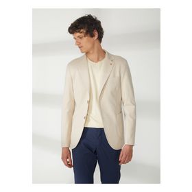 AT.P.CO A262ALAN60JR018 Bej Uzun Cepli Slim Fit Yazlık Erkek Ceket