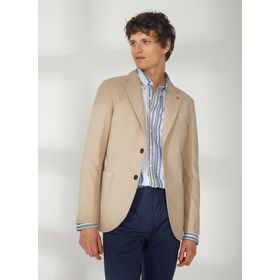 AT.P.CO A262ALAN60TF240 Kahve Uzun Cepli Slim Fit Yazlık Erkek Ceket