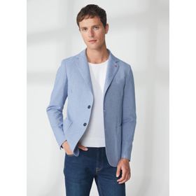 AT.P.CO A262ALAN60TF240 Mavi Uzun Cepli Slim Fit Yazlık Erkek Ceket