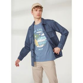 AT.P.CO A263ORLANDO661TC502B Lacivert Uzun Cepli Slim Fit Yazlık Erkek Ceket
